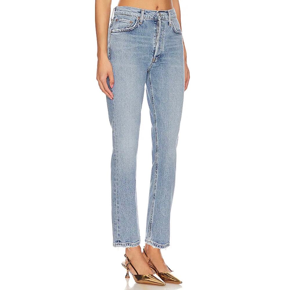 AGOLDE Riley High Rise Straight Crop Jeans Size 28 - Picture 12 of 12